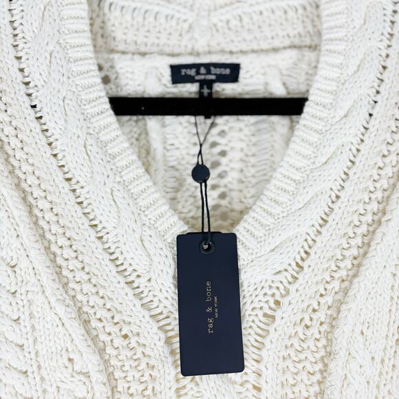 NWT Rag & Bone Jolie Sleeveless V-Neck Sweater NWT L - Picture 3 of 6